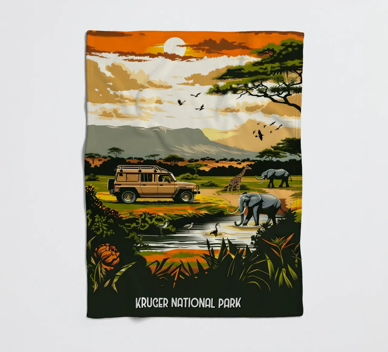 Kruger National Park coperta in pile da Travelstudio
