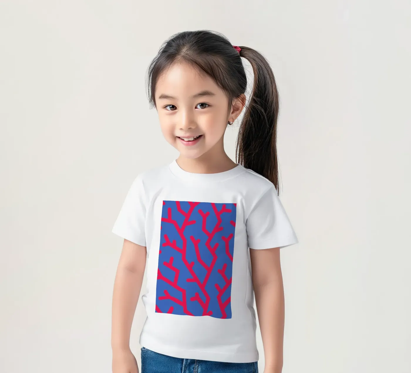 Corals kinder t-shirt van BLAEK Design Studio
