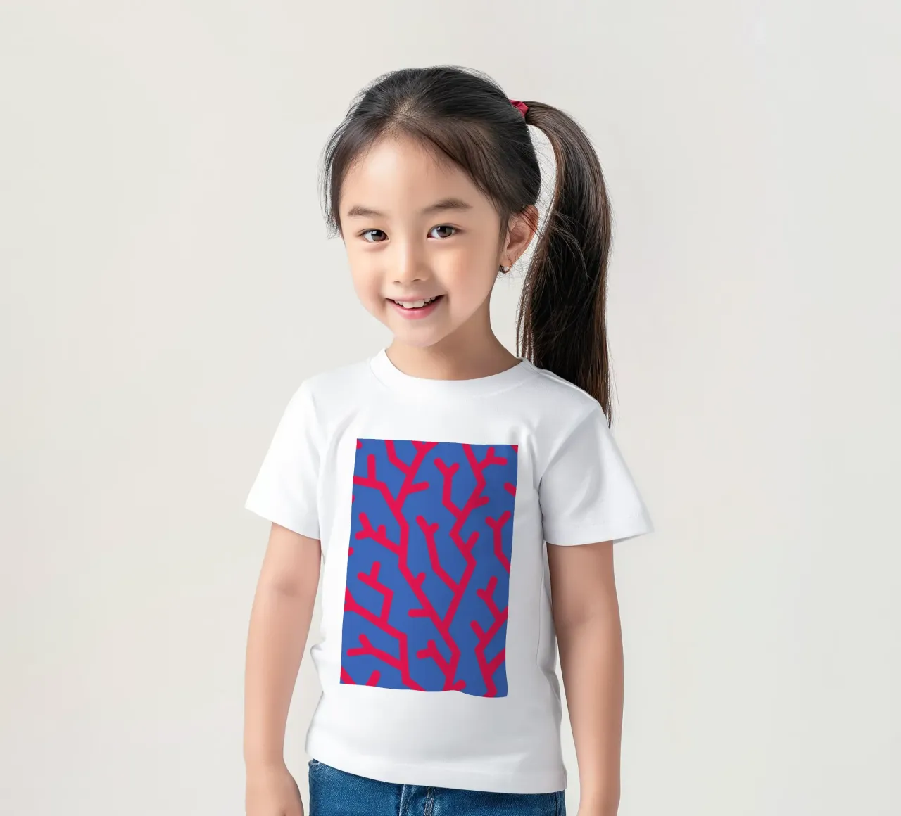 Corals kinder t-shirt van BLAEK Design Studio