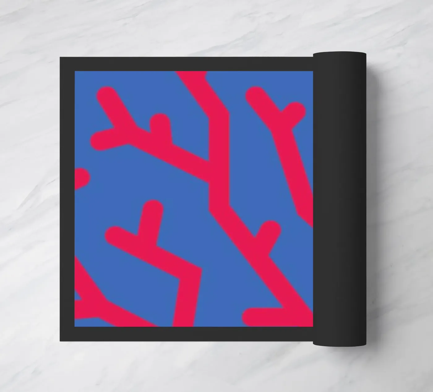 Corals deurmat van BLAEK Design Studio