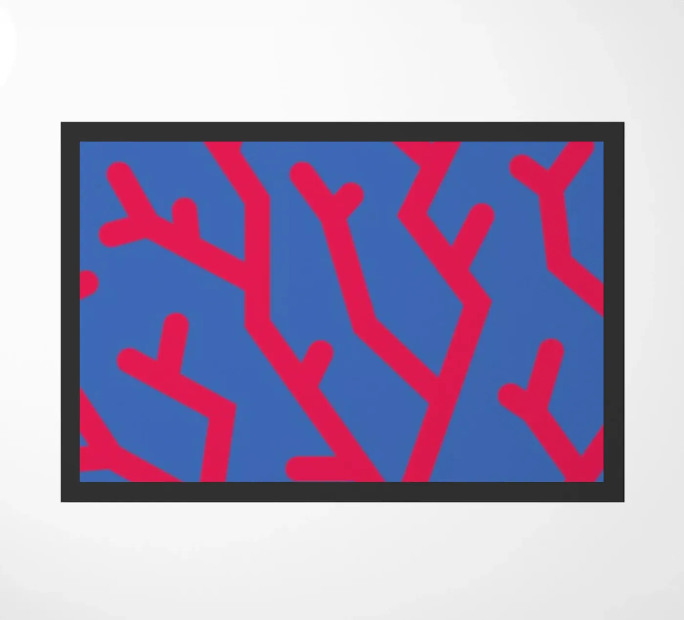 Corals deurmat van BLAEK Design Studio