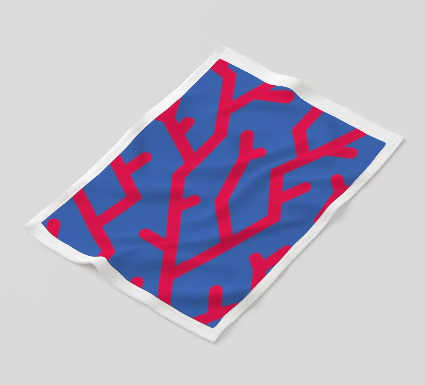Corals Fleecedecke von BLAEK Design Studio