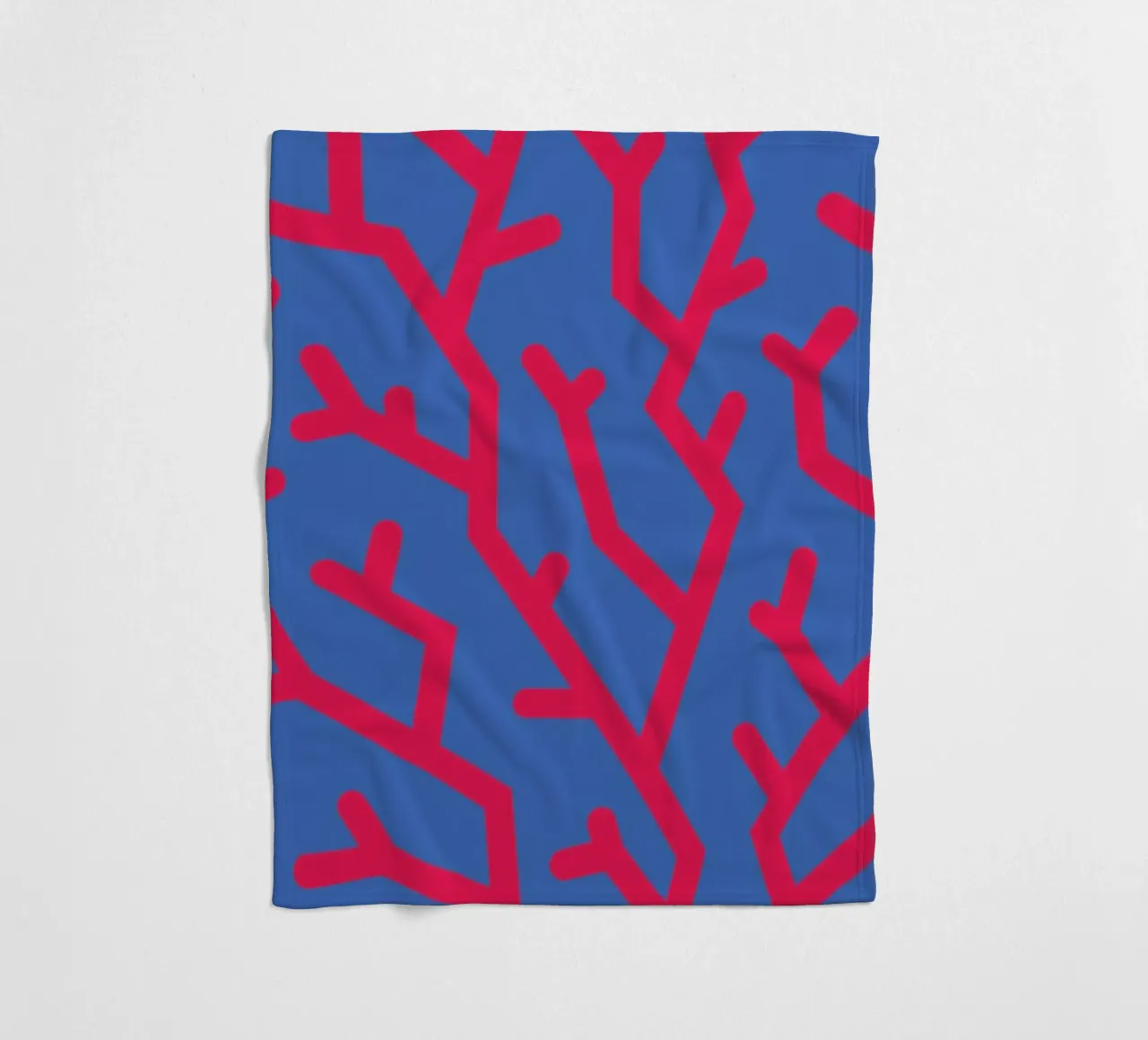 Corals Fleecedecke von BLAEK Design Studio