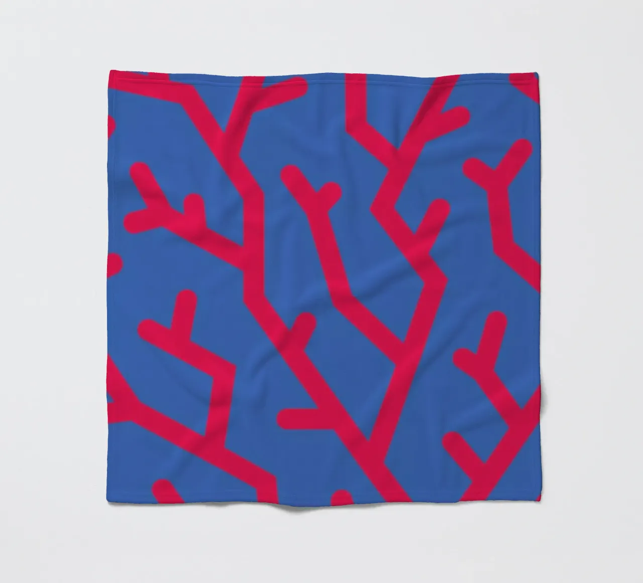 Corals Fleecedecke von BLAEK Design Studio