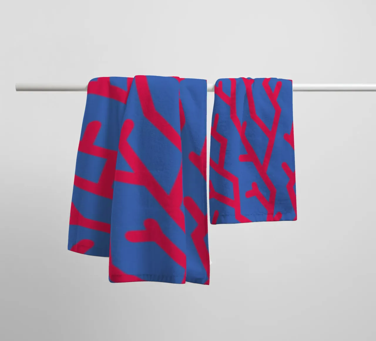 Corals towel by BLAEK Design Studio