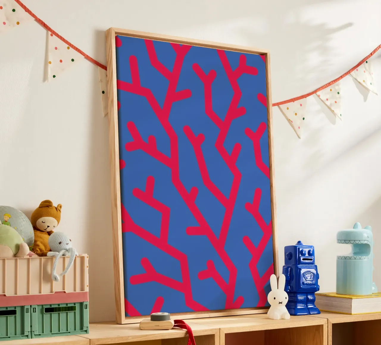 Corals canvas by BLAEK Design Studio