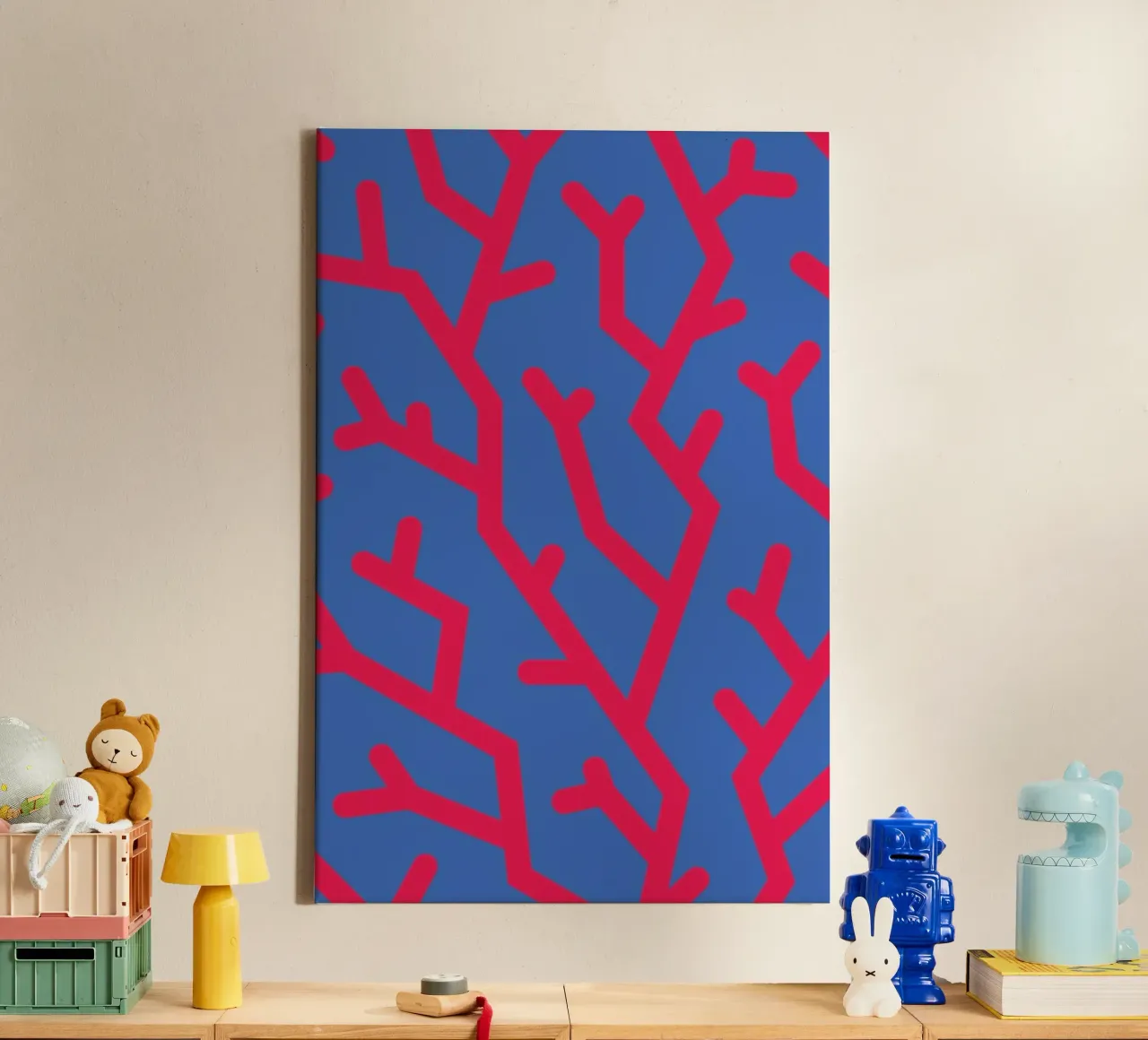 Corals canvas by BLAEK Design Studio