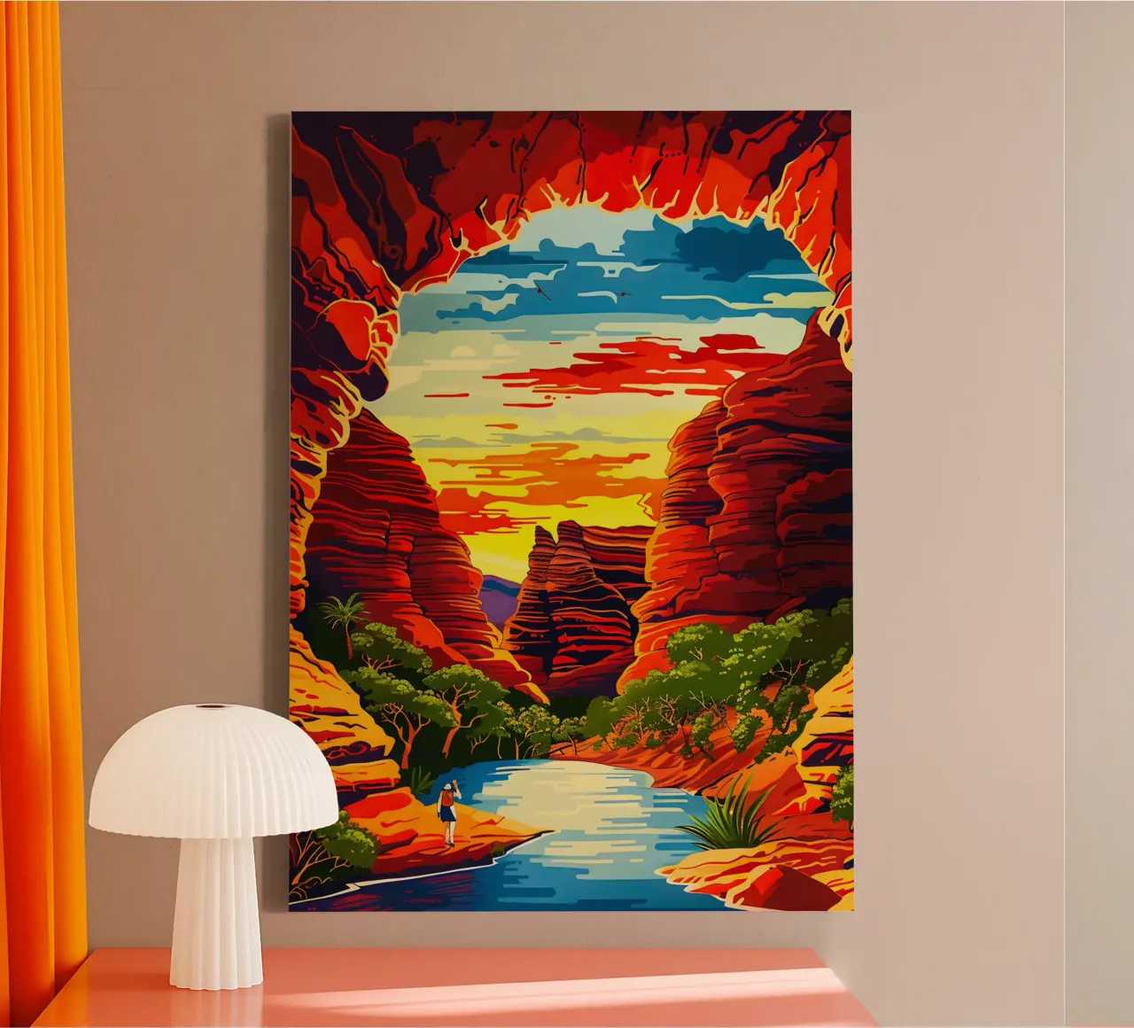 Purnululu National Park tela con Cornice a cassetta da Travelstudio