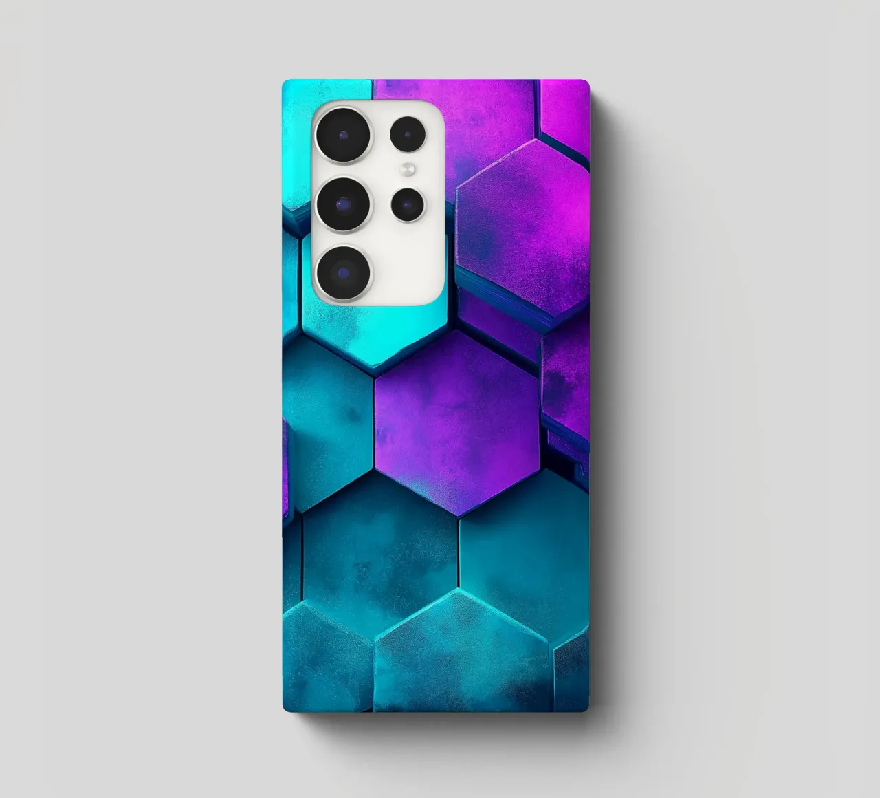 Motif hexagonal texturé samsung phone case by DWA