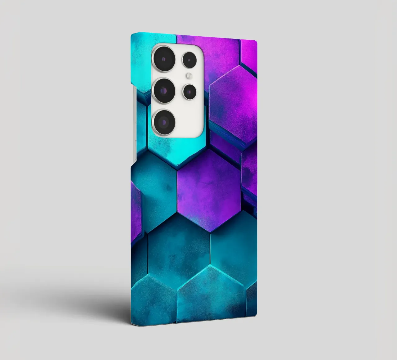 Motif hexagonal texturé samsung phone case by DWA