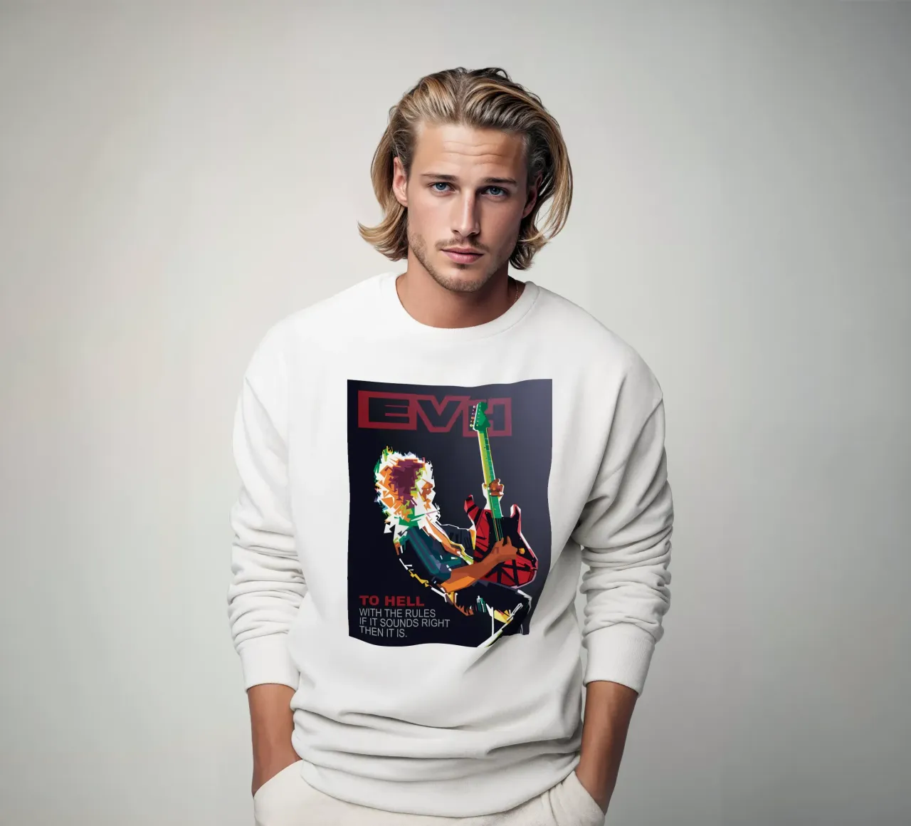 To hell with the rules, if it sounds right then it is. sweatshirt by Alkahfsmart