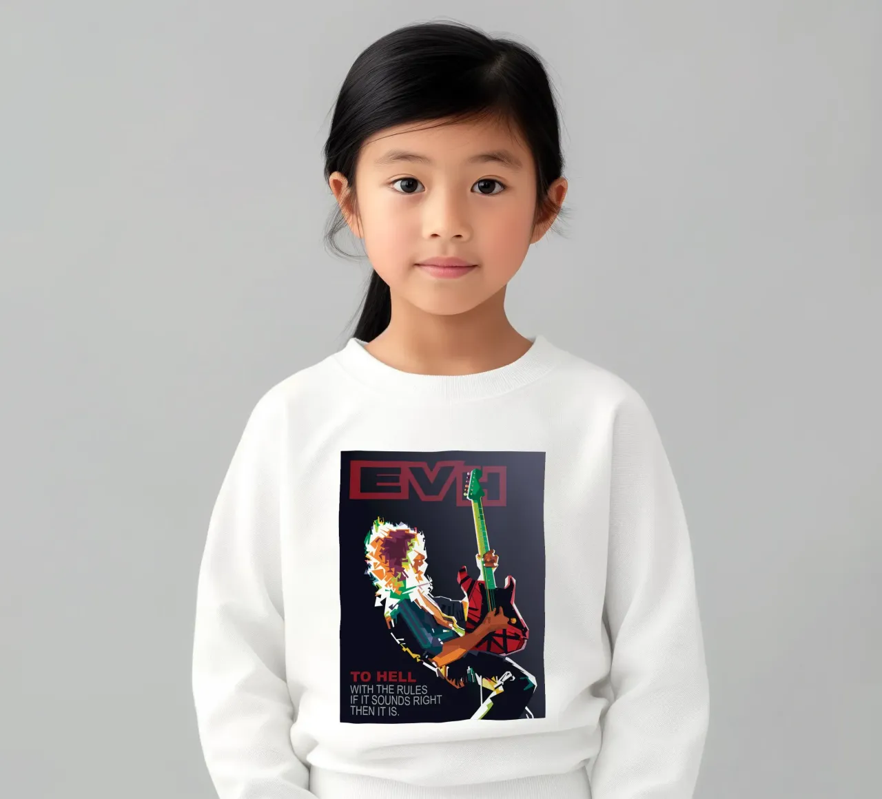 To hell with the rules, if it sounds right then it is. kids sweatshirt by Alkahfsmart