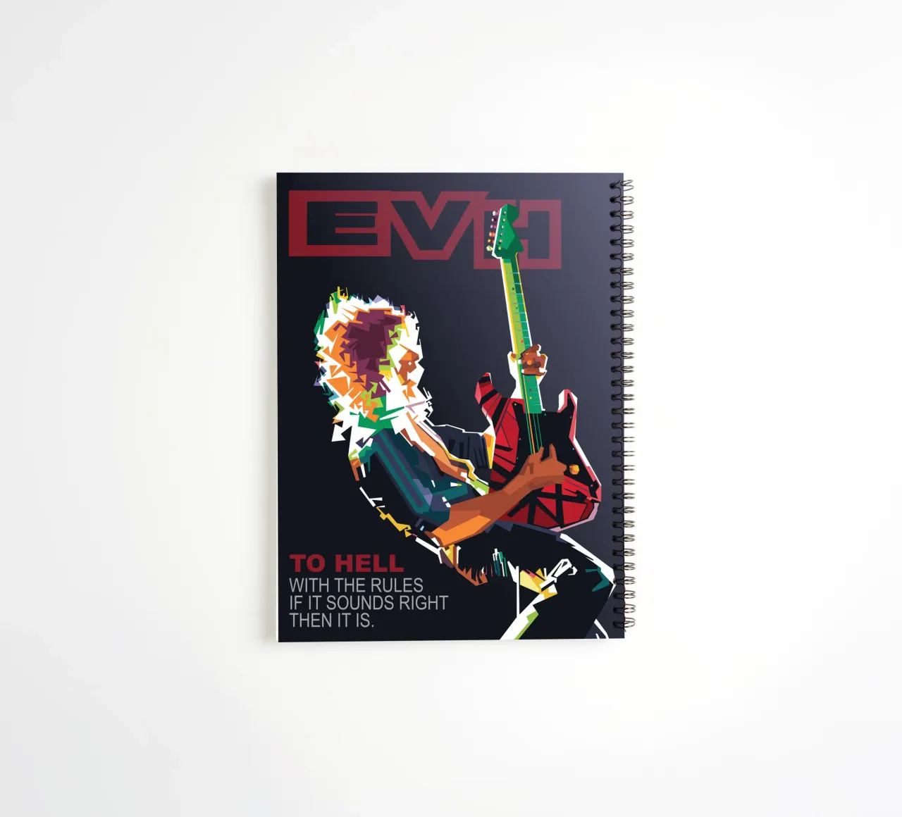 To hell with the rules, if it sounds right then it is. spiral notebook by Alkahfsmart