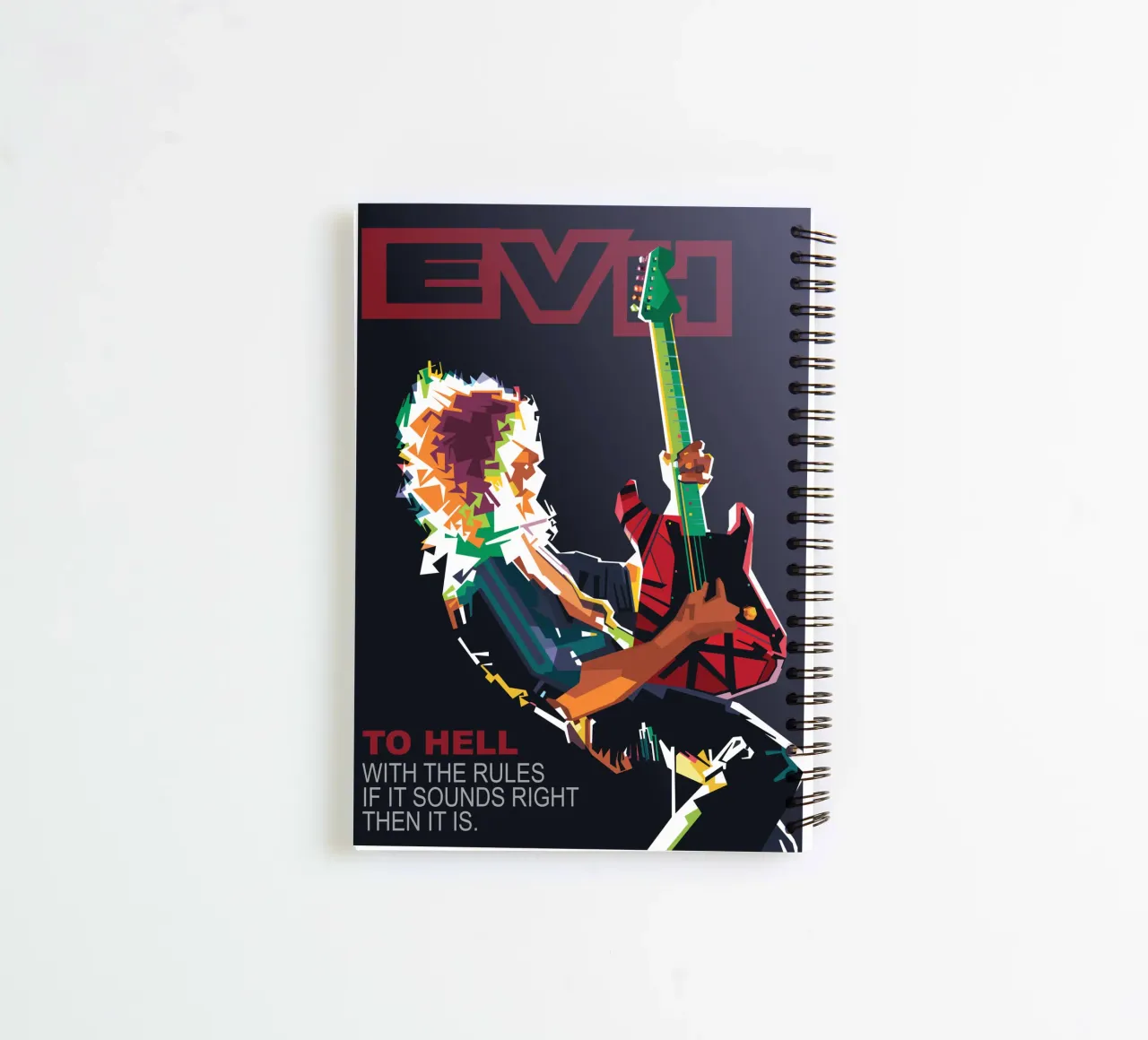 To hell with the rules, if it sounds right then it is. spiral notebook by Alkahfsmart