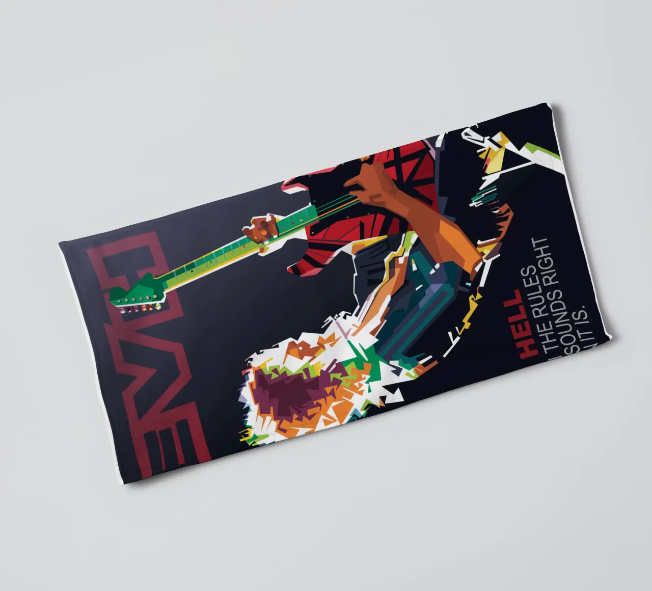 To hell with the rules, if it sounds right then it is. towel by Alkahfsmart