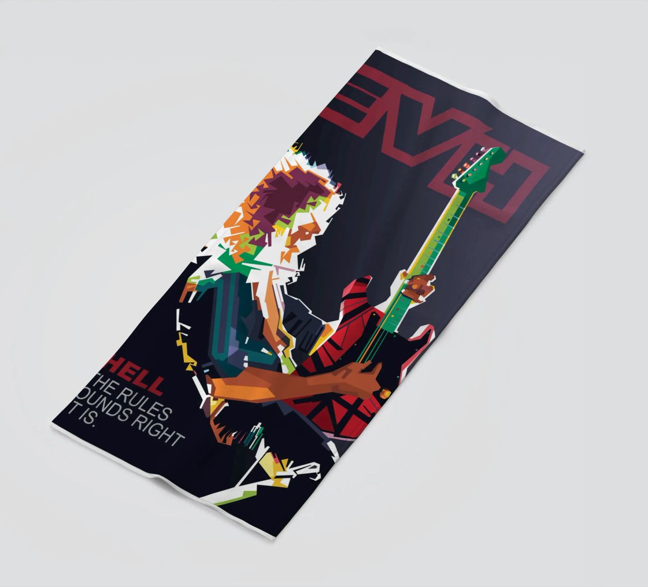 To hell with the rules, if it sounds right then it is. beach towel by Alkahfsmart