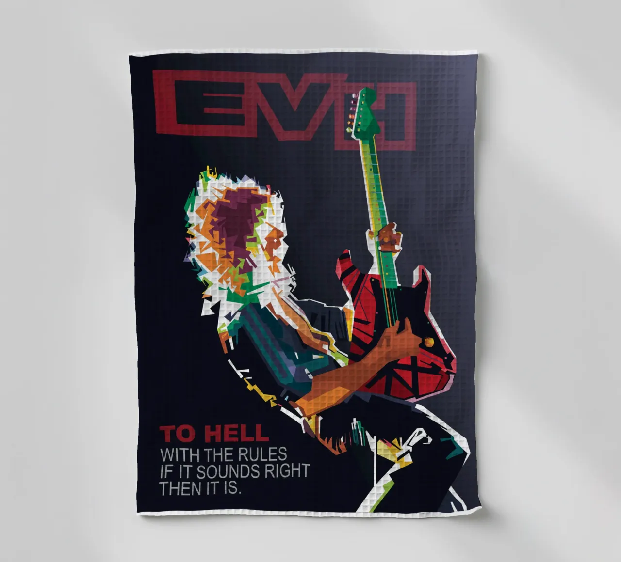 To hell with the rules, if it sounds right then it is. tea towel by Alkahfsmart