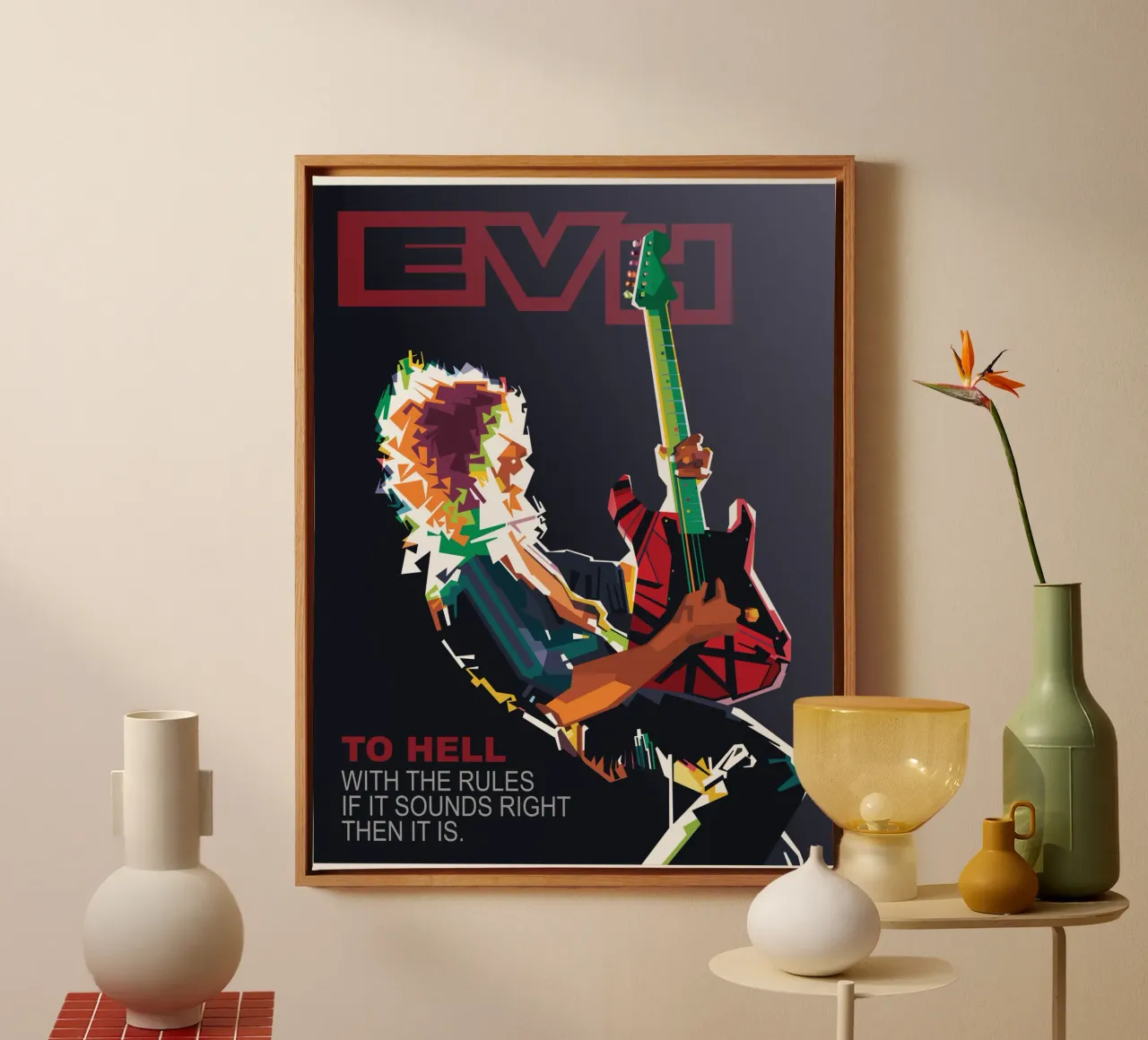 To hell with the rules, if it sounds right then it is. canvas with Floater frame by Alkahfsmart