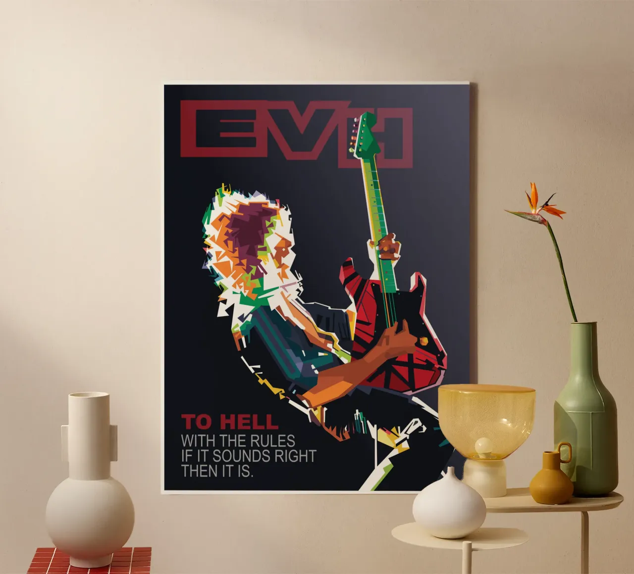 To hell with the rules, if it sounds right then it is. canvas with Floater frame by Alkahfsmart