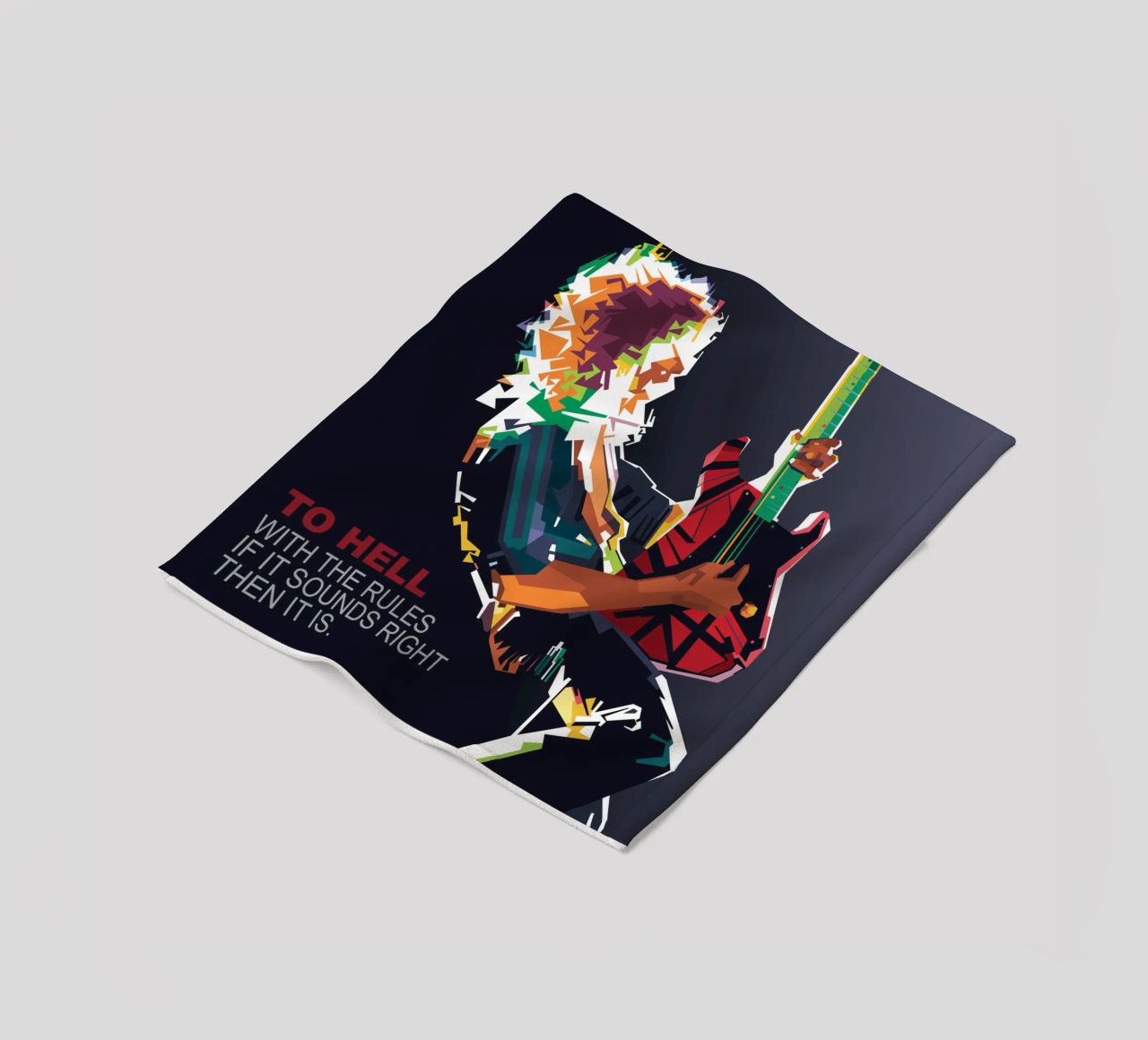 To hell with the rules, if it sounds right then it is. fleece blanket by Alkahfsmart