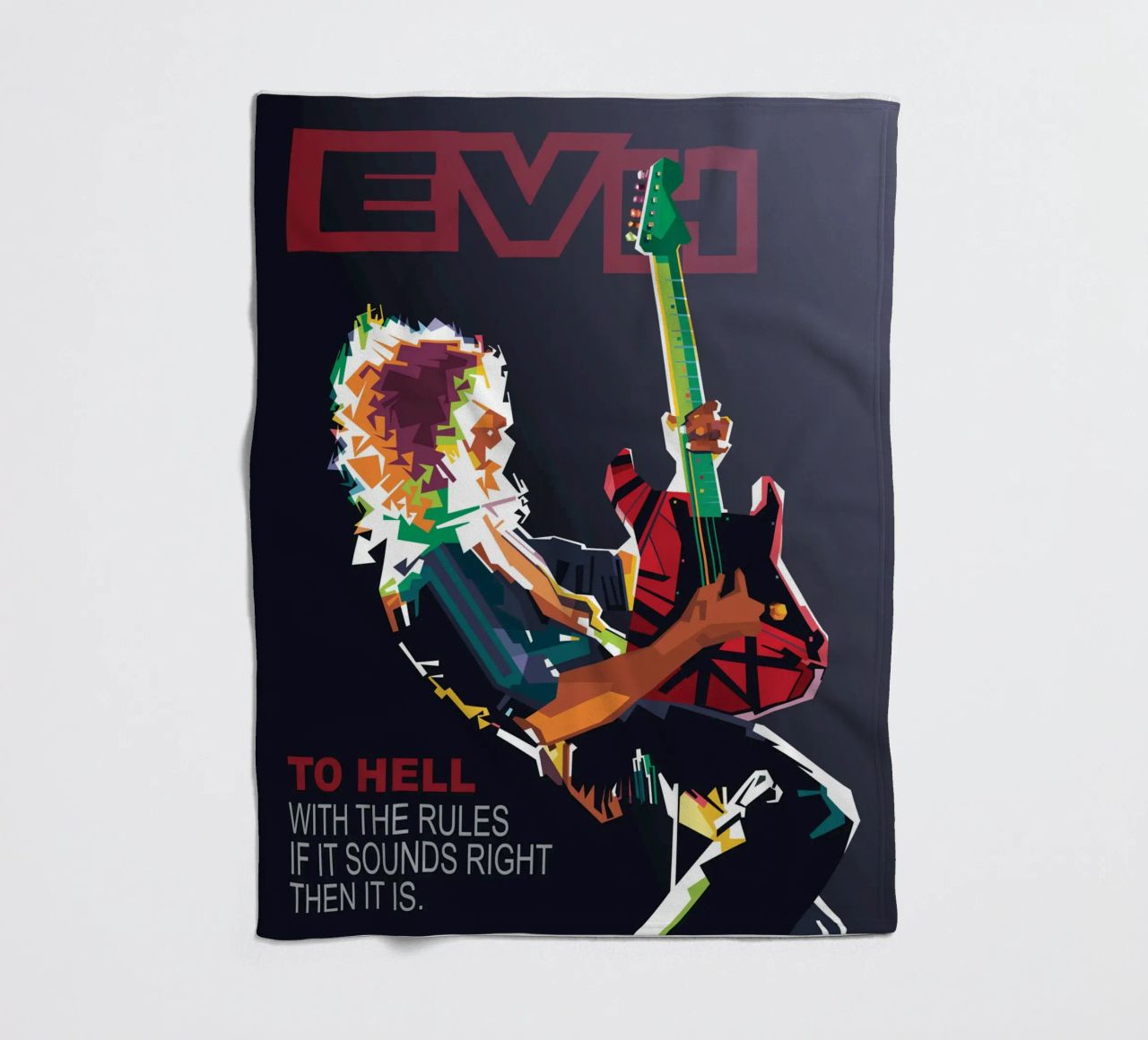 To hell with the rules, if it sounds right then it is. fleece blanket by Alkahfsmart