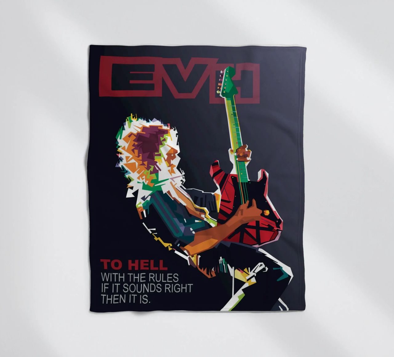 To hell with the rules, if it sounds right then it is. fleece blanket by Alkahfsmart