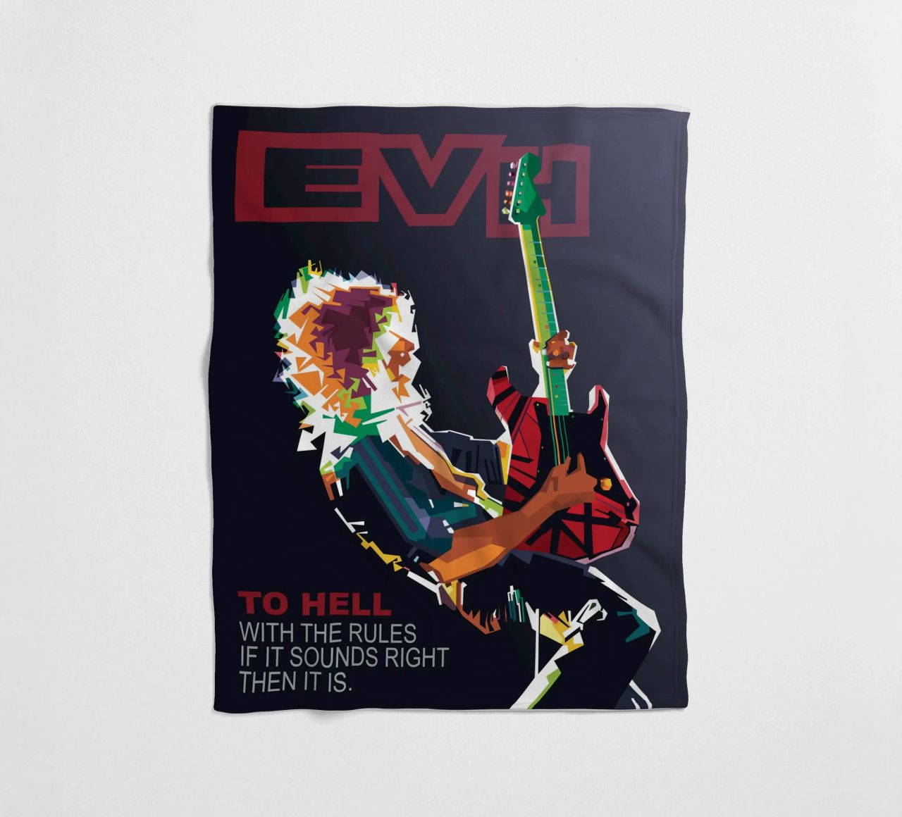 To hell with the rules, if it sounds right then it is. fleece blanket by Alkahfsmart