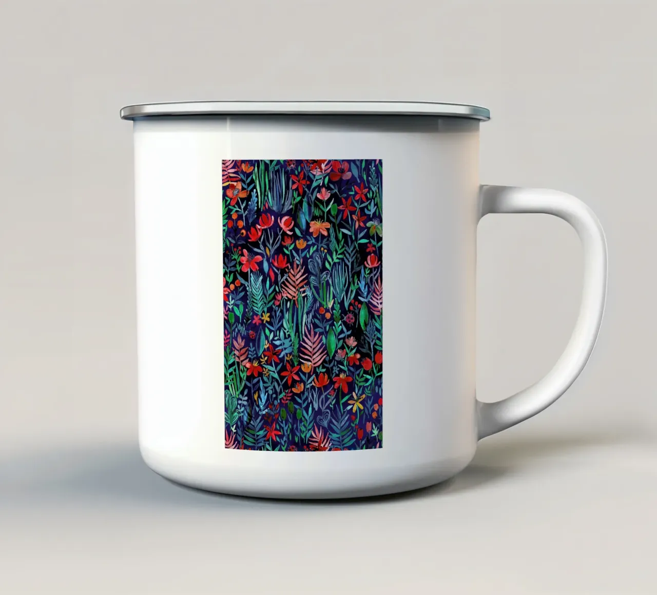 Tropical Ink tazza in smalto da Micklyn Le Feuvre