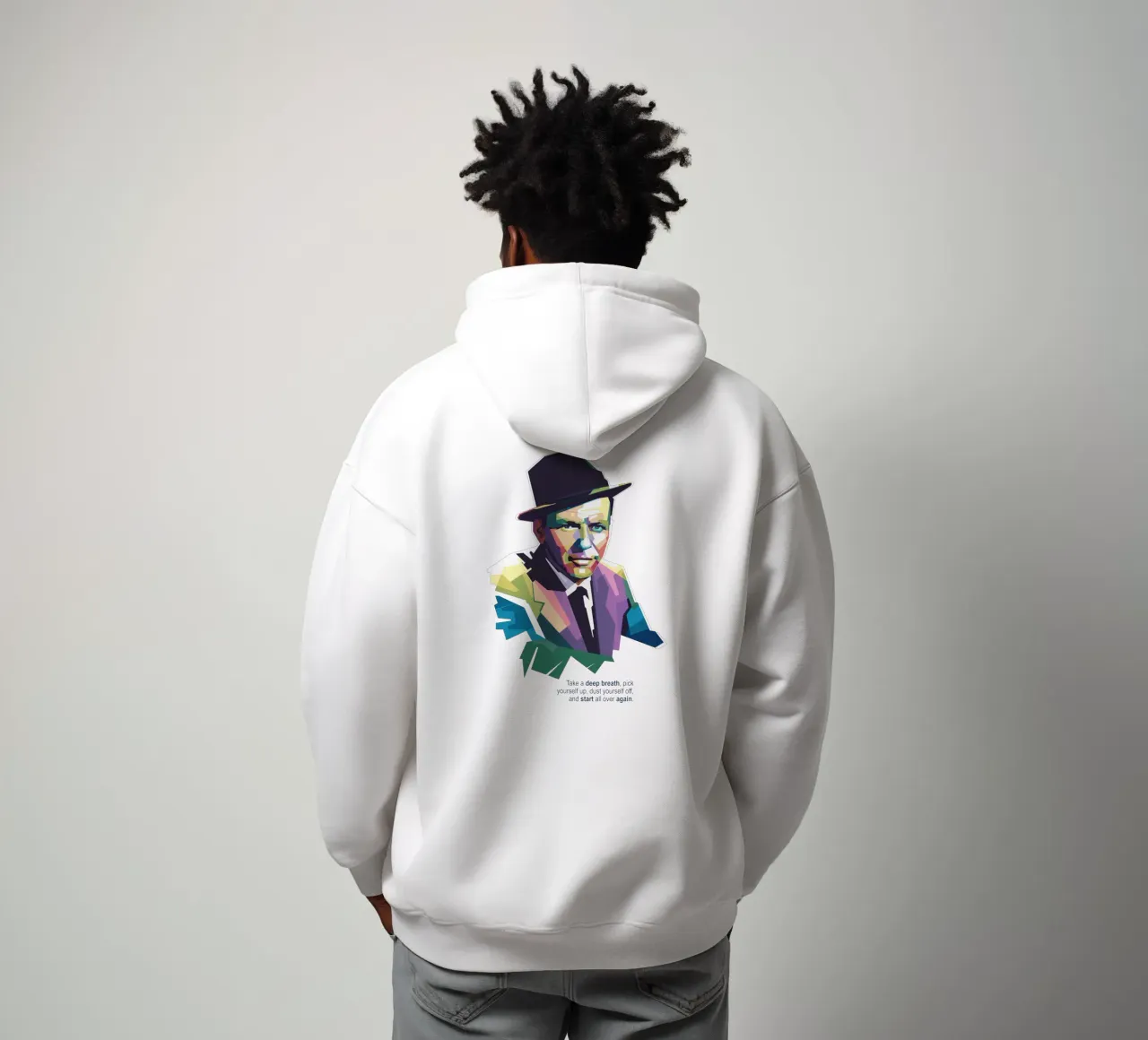 Frank Sinatra Quotes felpa con cappuccio da Alkahfsmart
