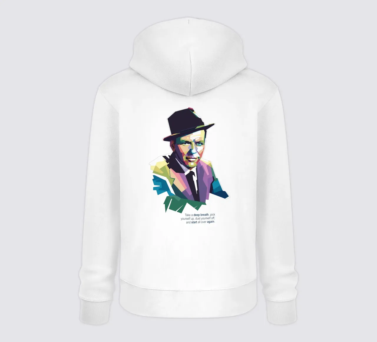Frank Sinatra Quotes felpa con cappuccio da Alkahfsmart