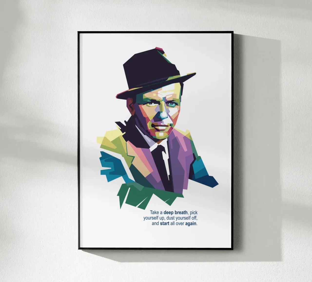 Frank Sinatra Quotes plexiglass da Alkahfsmart