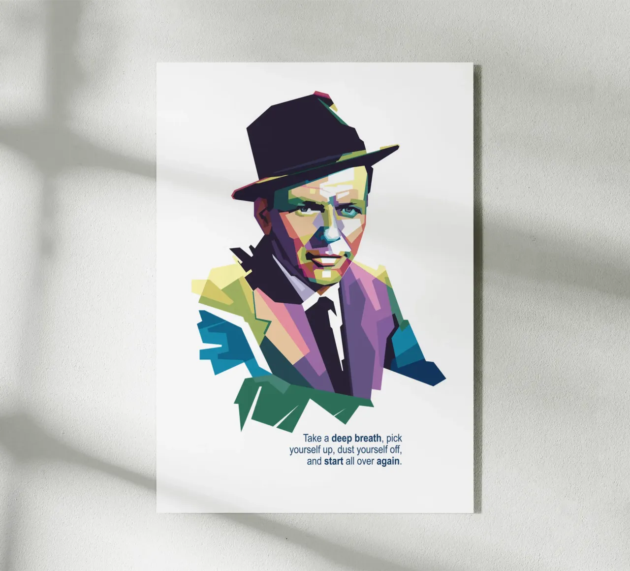 Frank Sinatra Quotes plexiglass da Alkahfsmart
