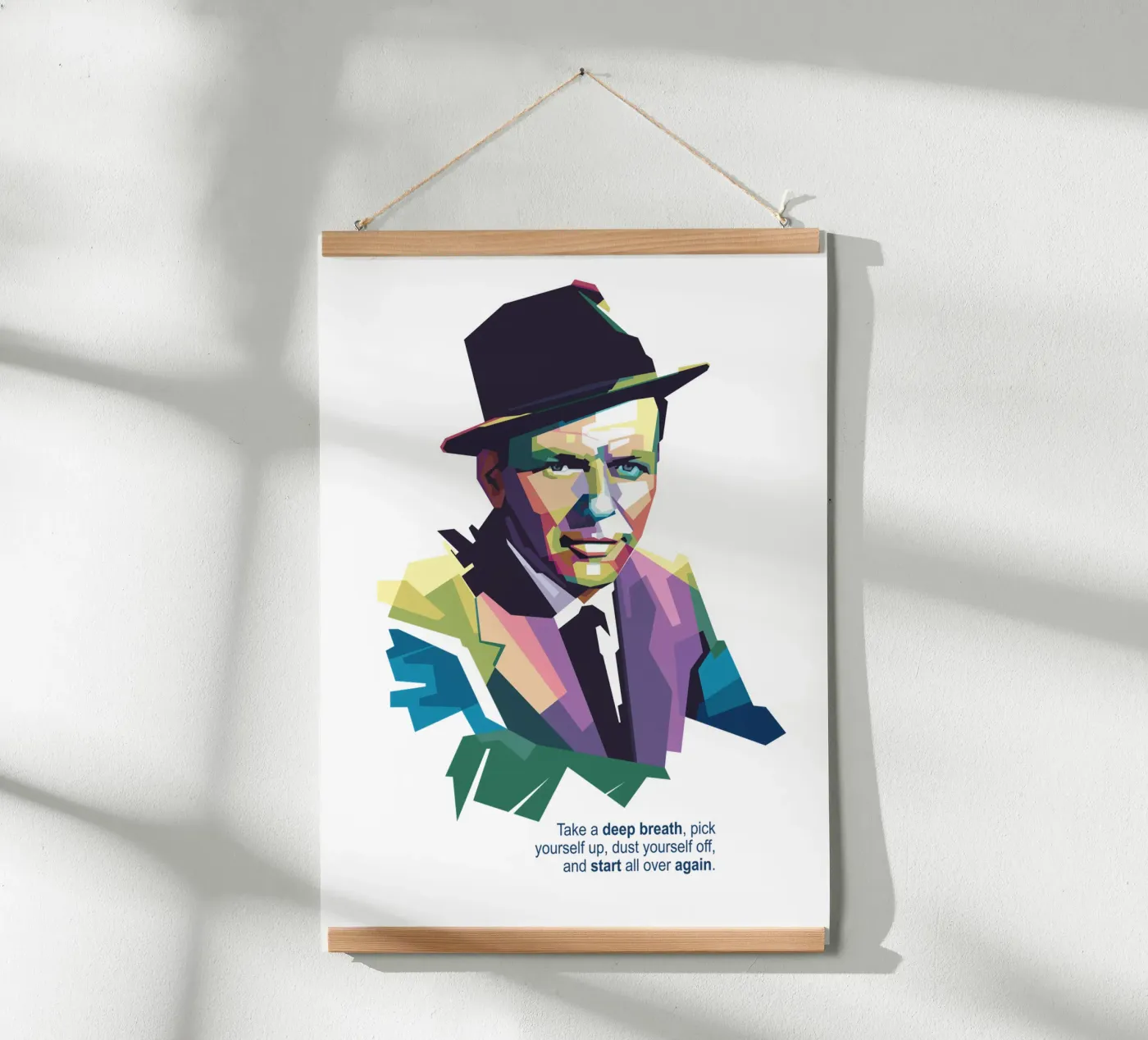 Frank Sinatra Quotes poster da Alkahfsmart