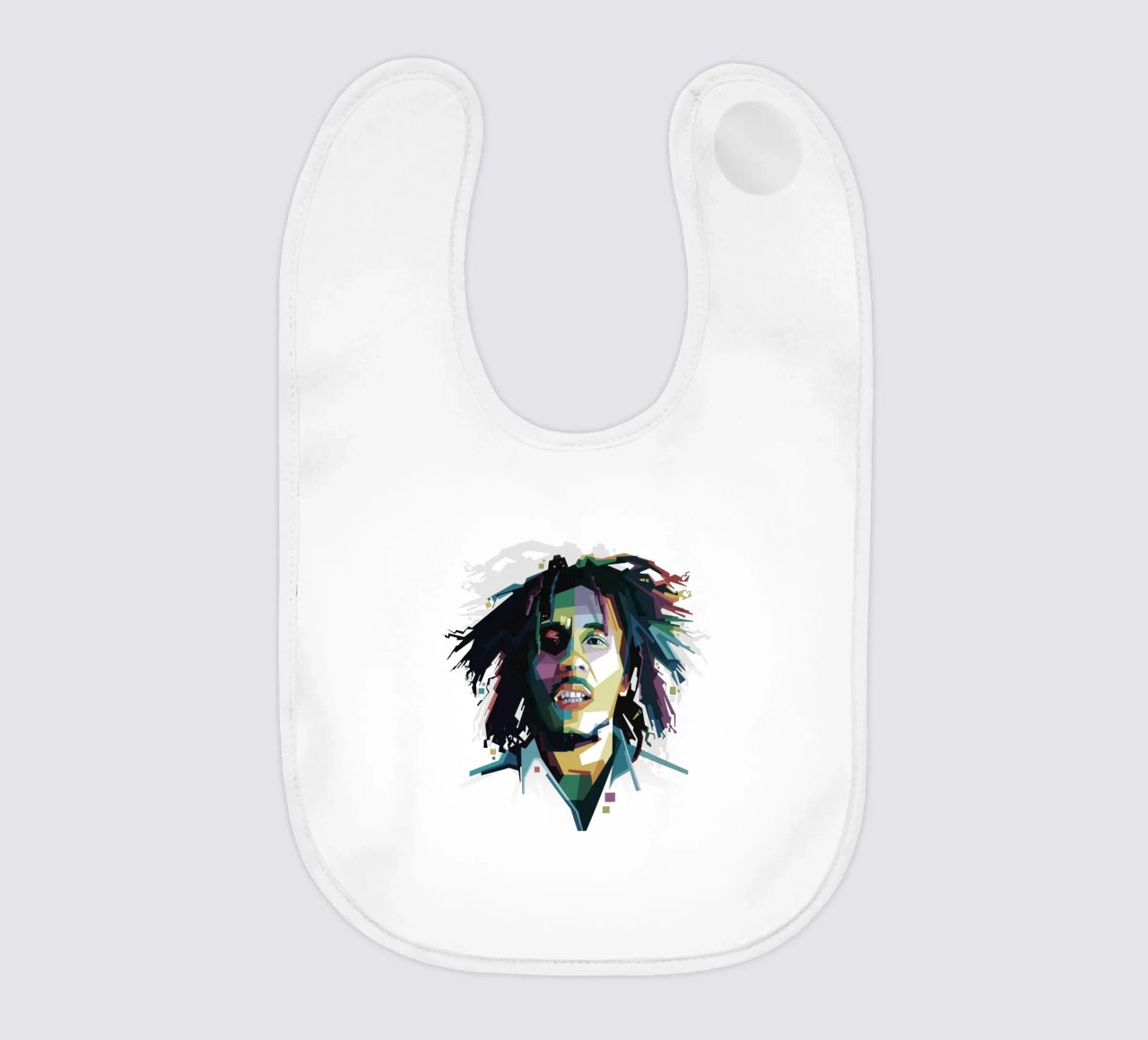 Tuff Gong in WPAP bavaglino da Alkahfsmart