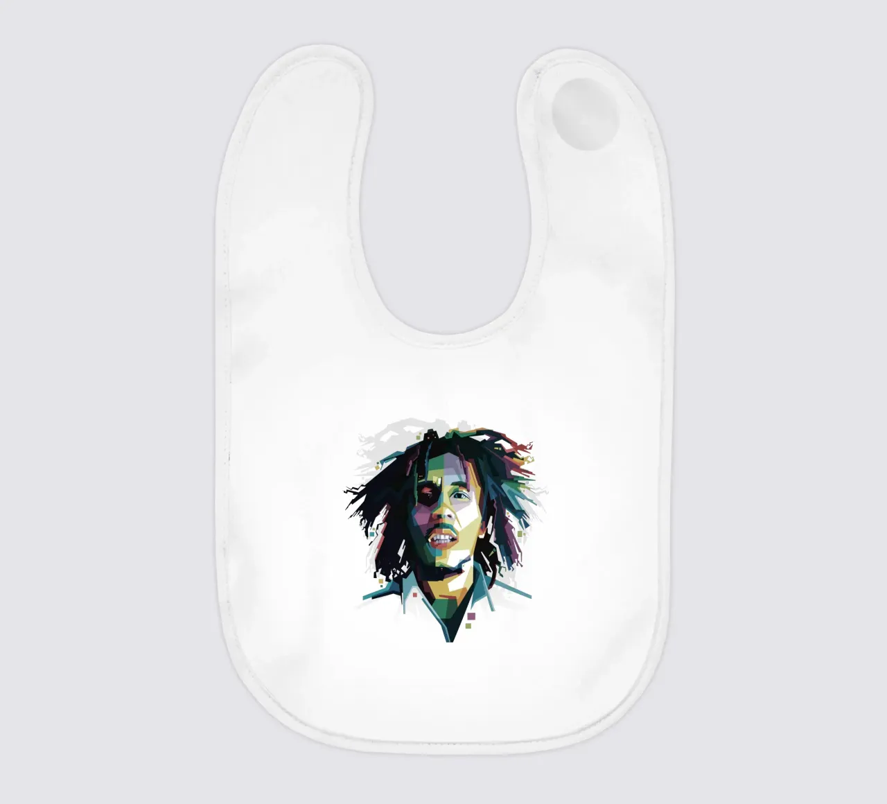 Tuff Gong in WPAP bavaglino da Alkahfsmart