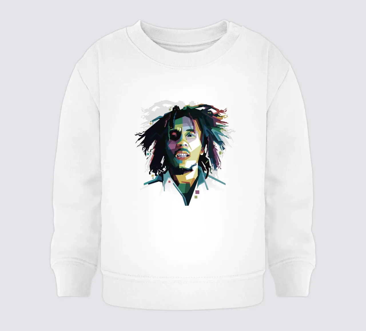 Tuff Gong in WPAP Baby Sweatshirt von Alkahfsmart