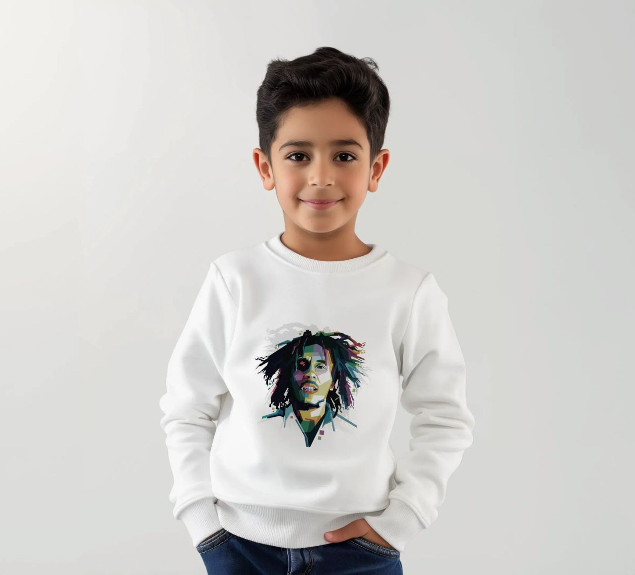 Tuff Gong in WPAP felpa bambino da Alkahfsmart