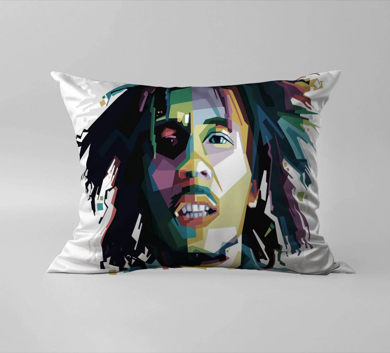 Tuff Gong in WPAP cuscino da Alkahfsmart