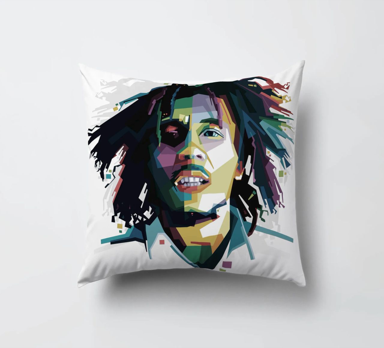 Tuff Gong in WPAP cuscino da Alkahfsmart