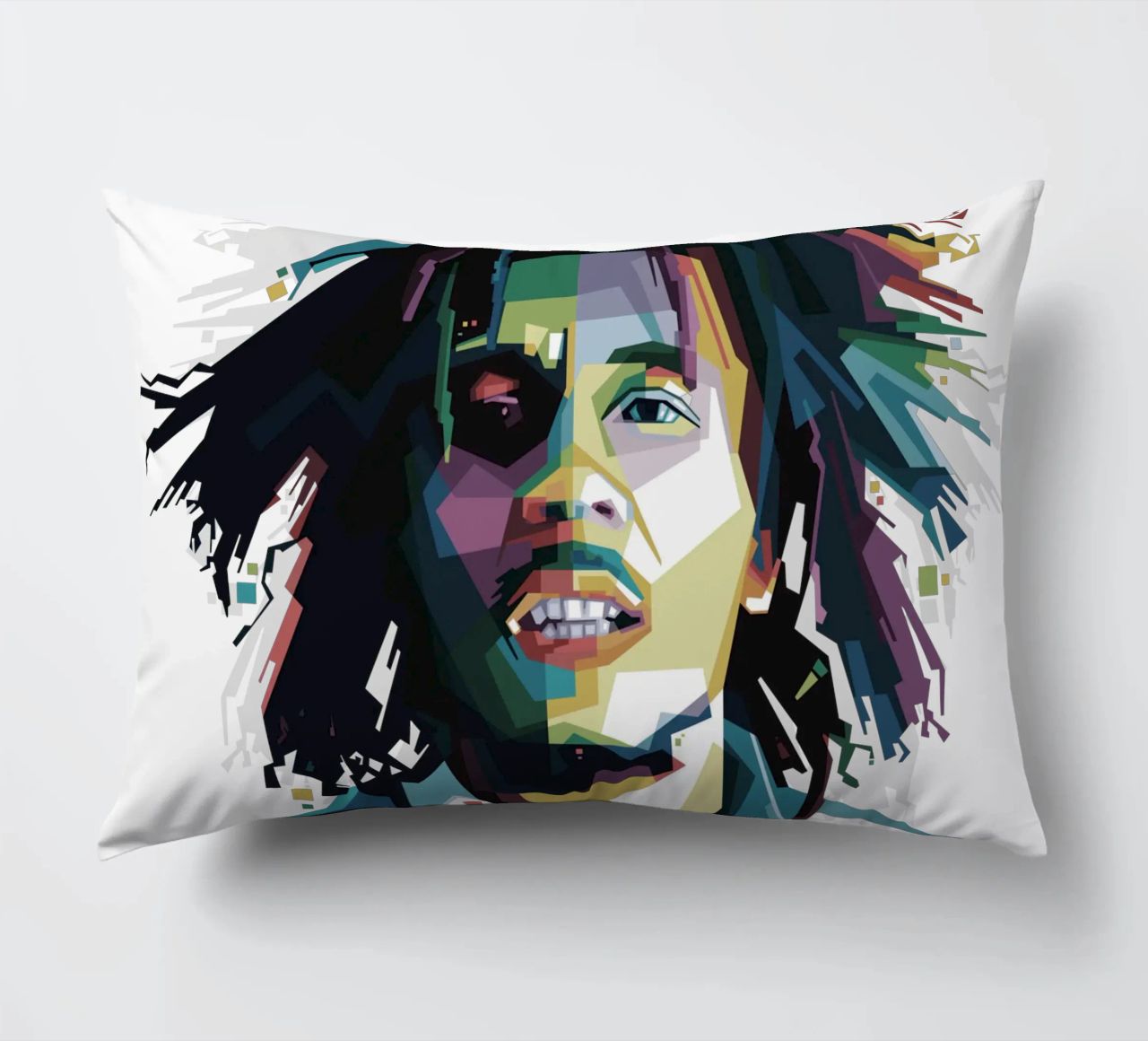 Tuff Gong in WPAP cuscino da Alkahfsmart