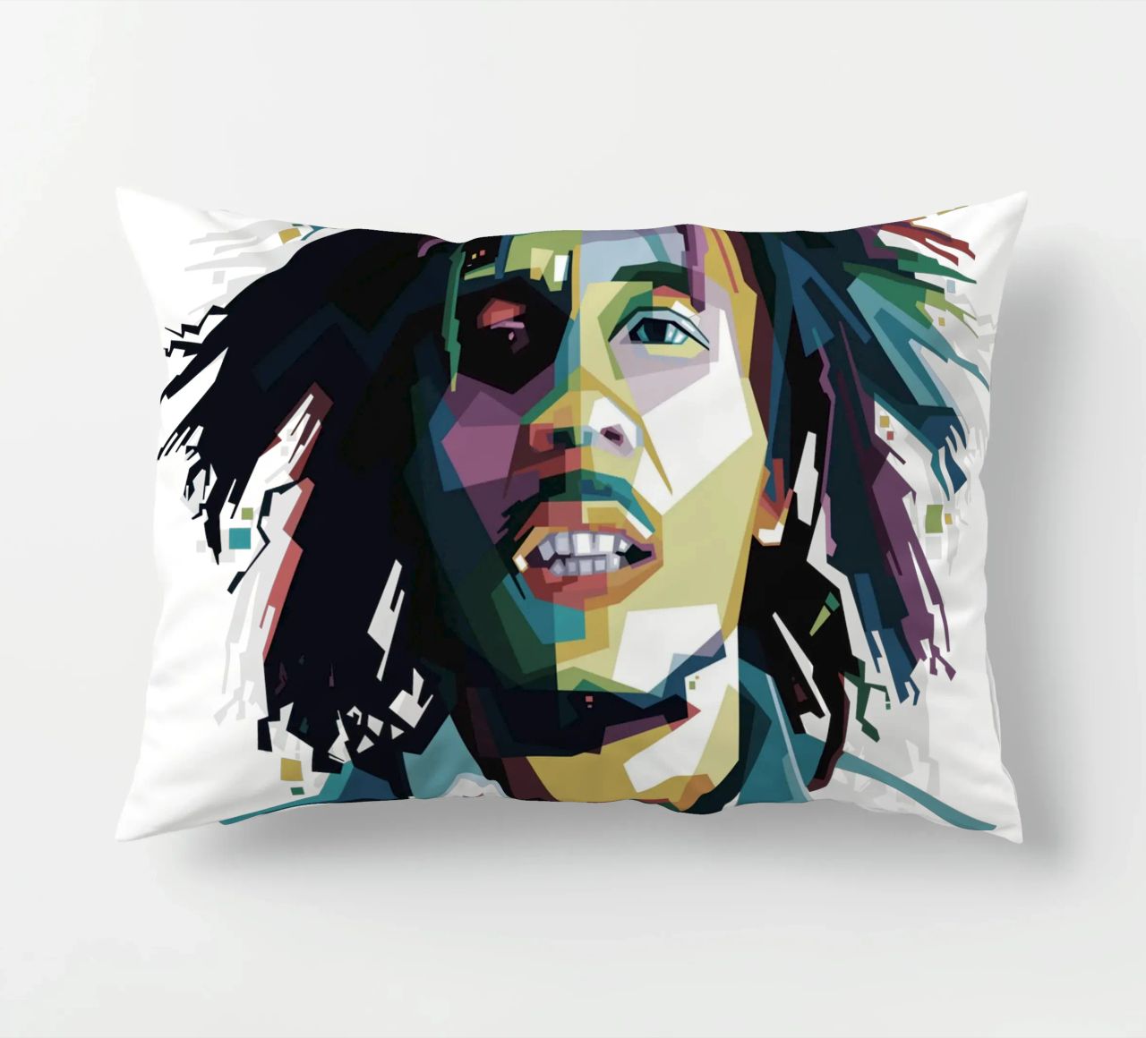 Tuff Gong in WPAP cuscino da Alkahfsmart