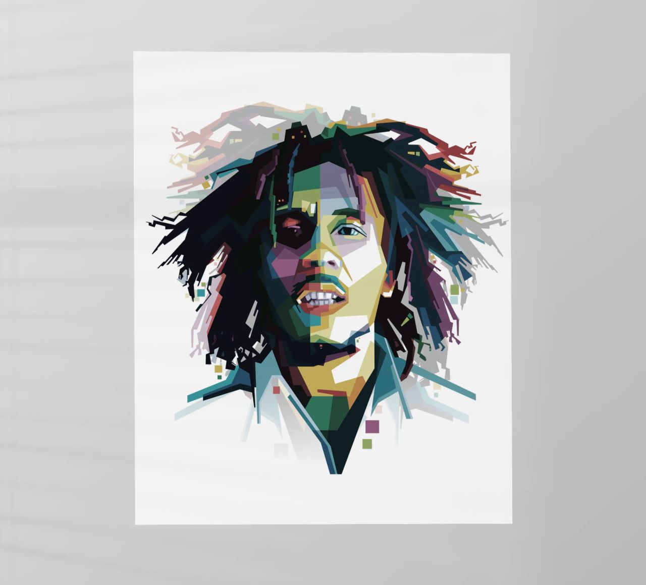Tuff Gong in WPAP pellicola backlit da Alkahfsmart