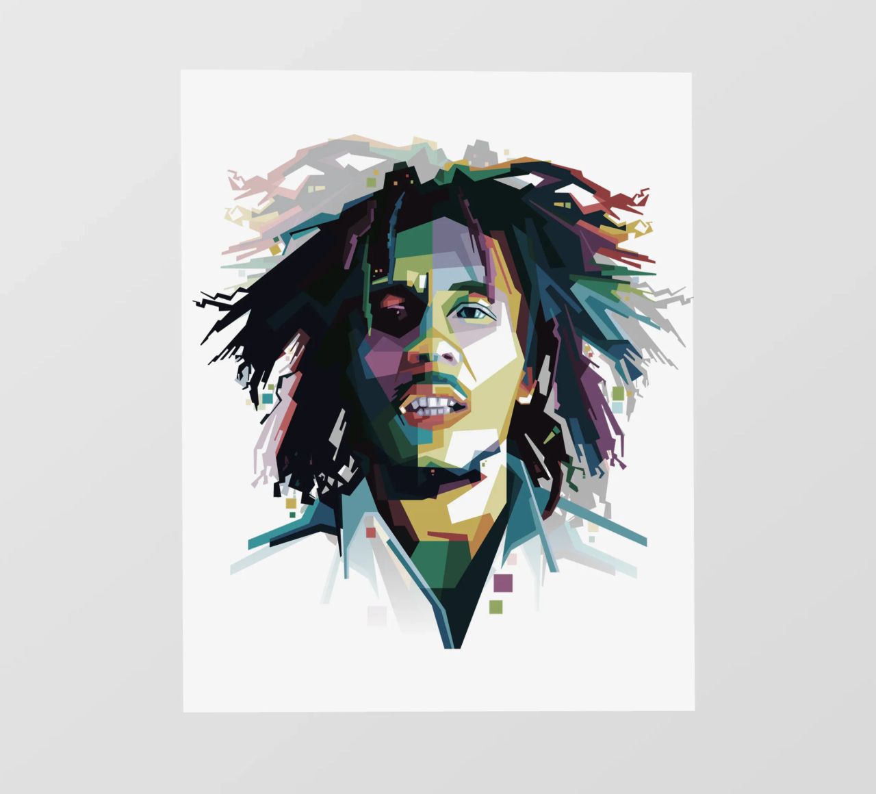 Tuff Gong in WPAP pellicola backlit da Alkahfsmart