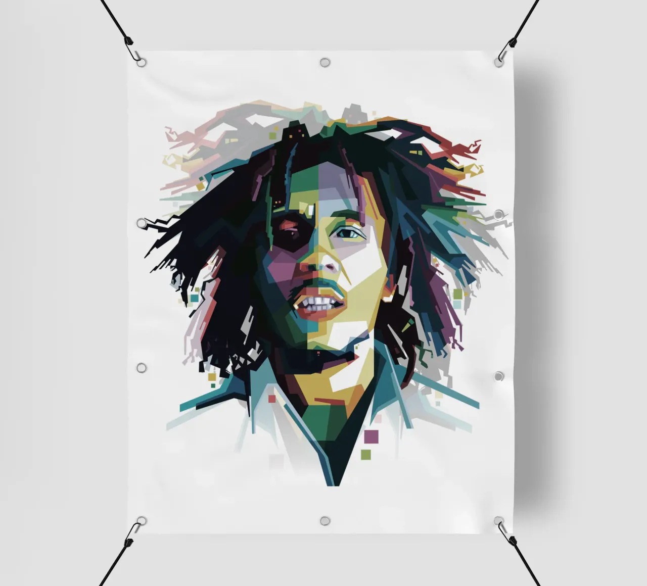 Tuff Gong in WPAP telo in pvc da Alkahfsmart