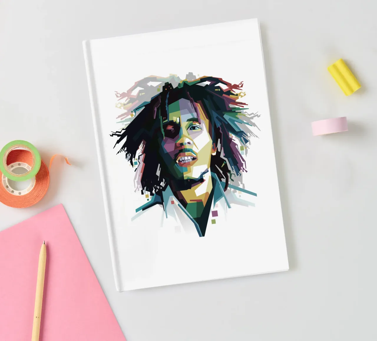 Tuff Gong in WPAP notebook by Alkahfsmart