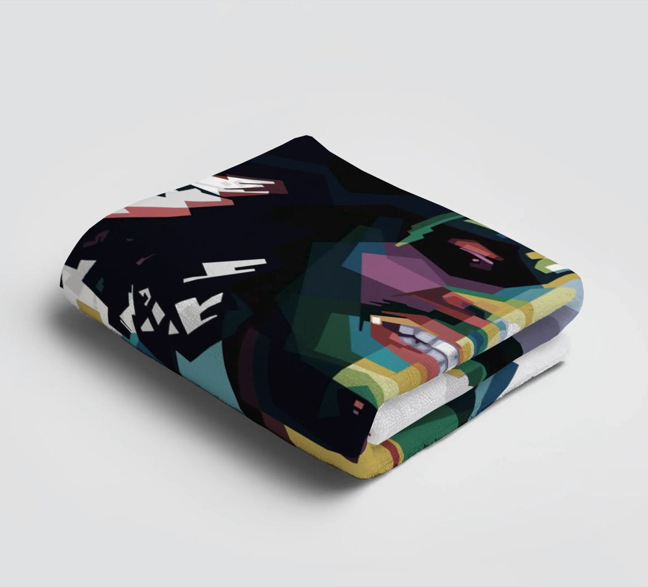Tuff Gong in WPAP asciugamano da bagno da Alkahfsmart