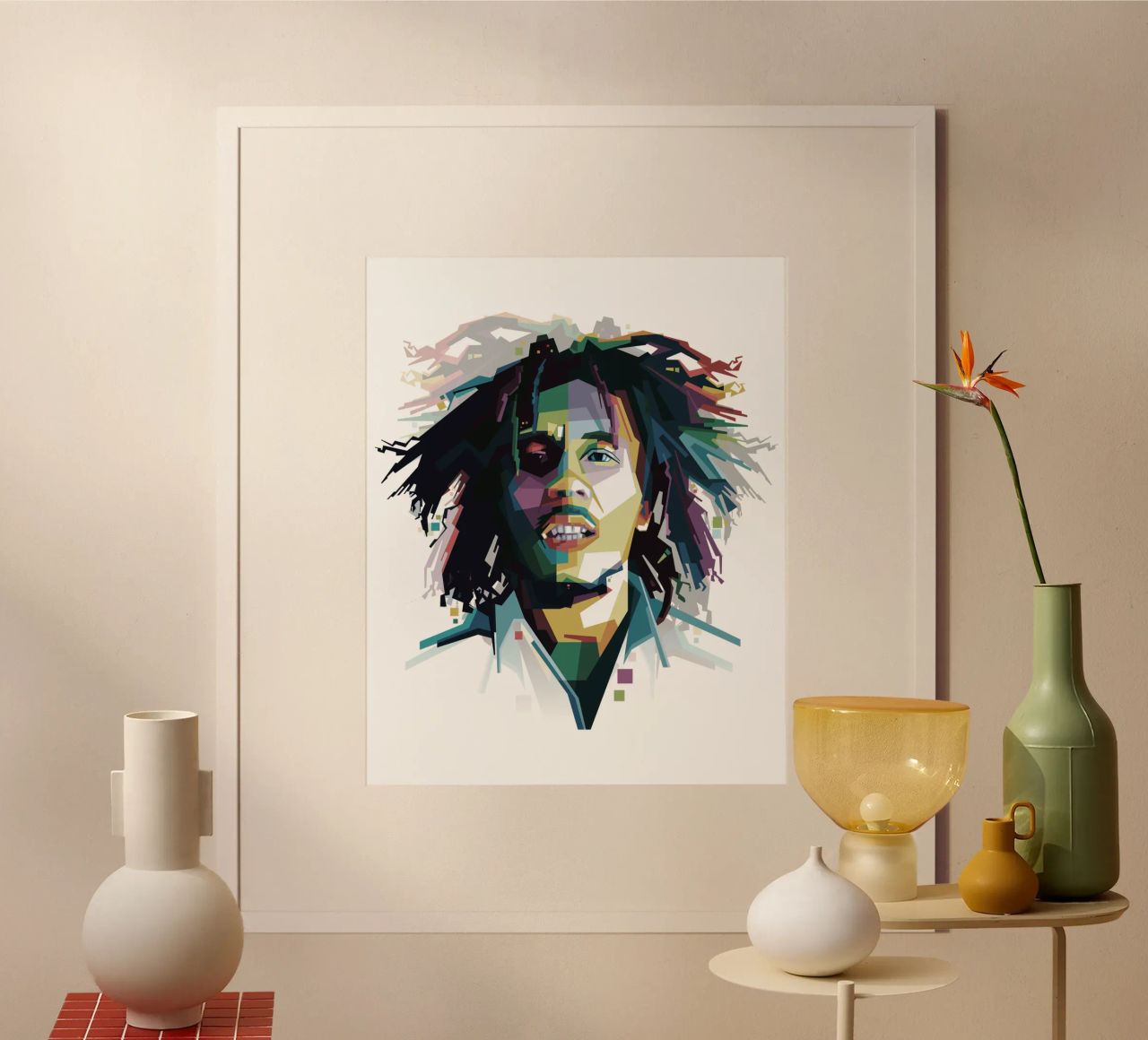 Tuff Gong in WPAP carta hahnemühle da Alkahfsmart