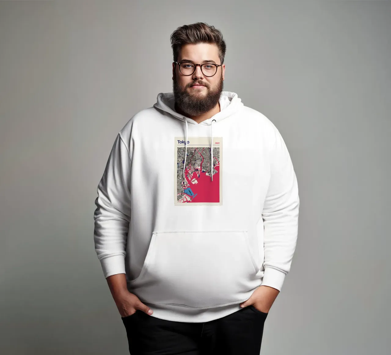 Tokio Pulse felpa con cappuccio da MOOODZART