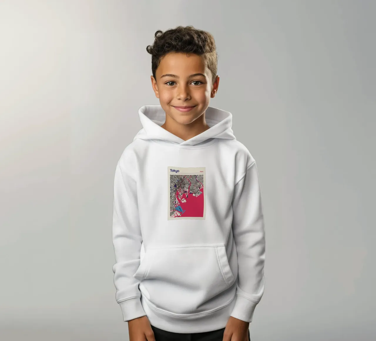 Tokio Pulse felpa bambino con cappuccio da MOOODZART