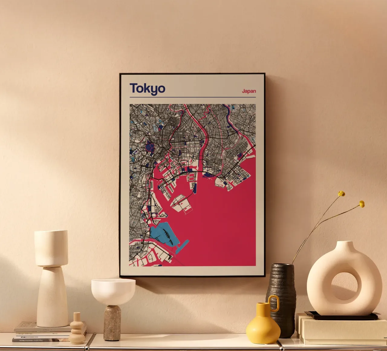 Tokio Pulse acrylic glass by MOOODZART